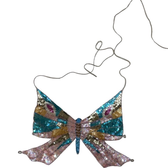 Butterfly sequin top!!! - Picture 2 of 3